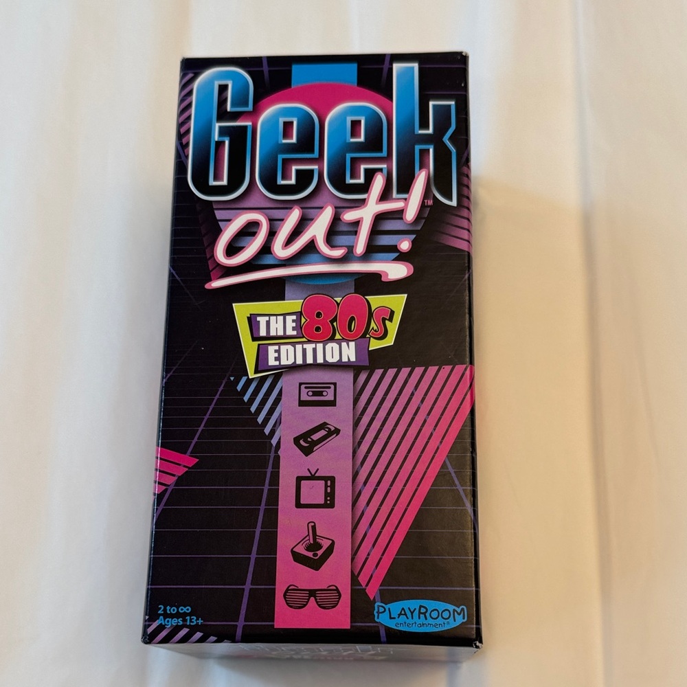 Geek Out! The 80s Edition Game - new - Picture 1 of 8